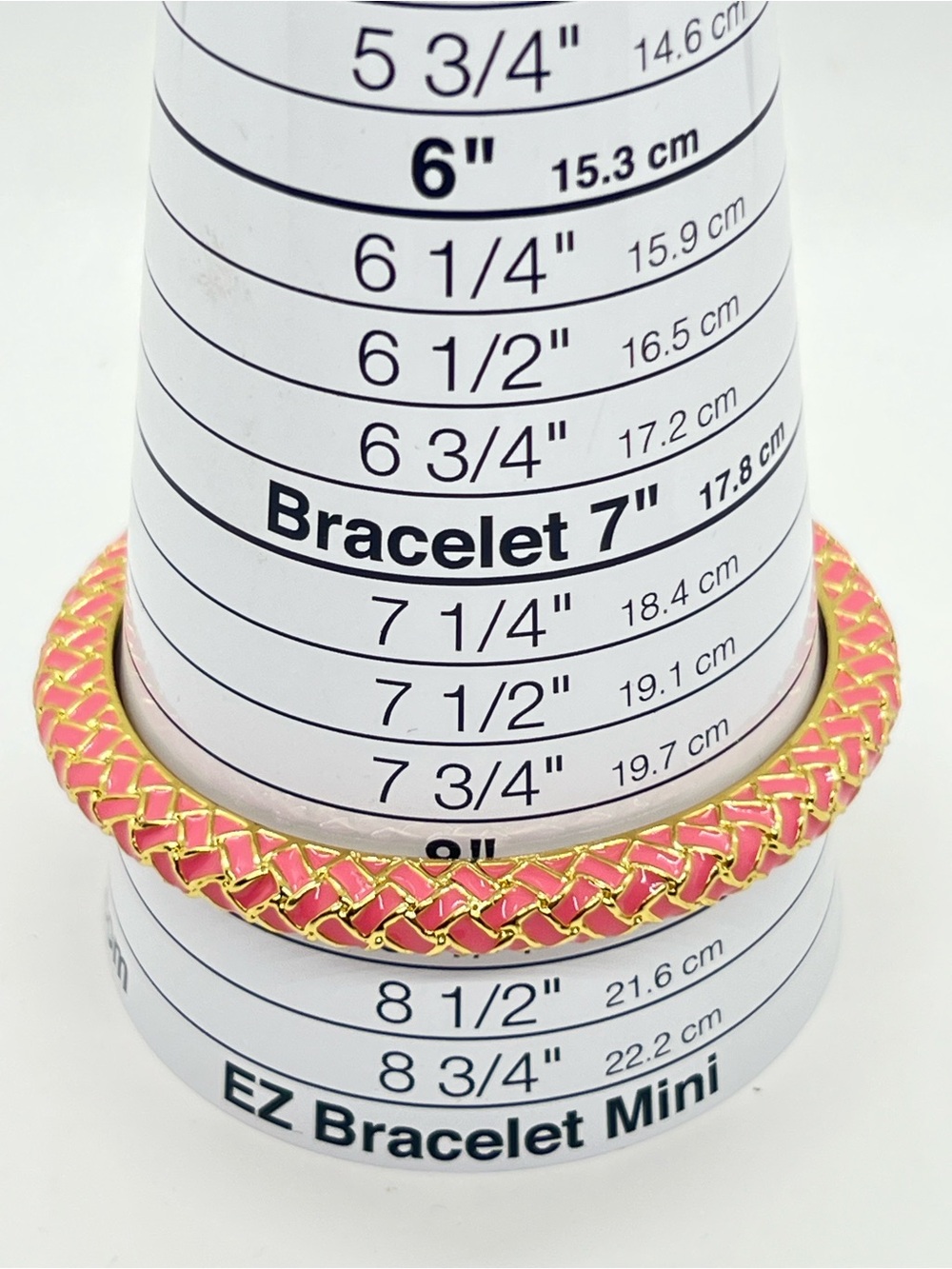 Lily  Pulitzer Basketweave Pink Gold Bangle Bracelet